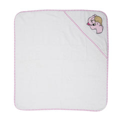 Pink Elephant Infant Hooded Towel