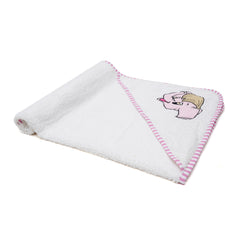 Pink Elephant Infant Hooded Towel