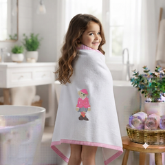 RL Bear Girl Bath Towel