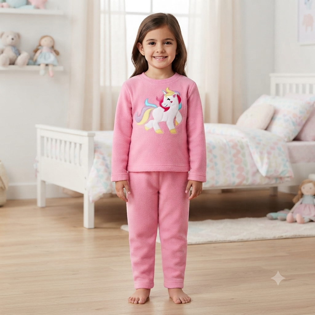 Unicorn Fleece Night Suit