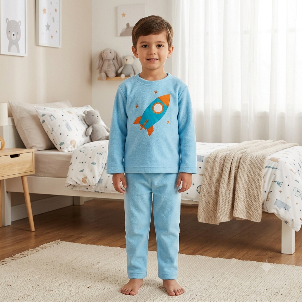 Rocket Fleece Night Suit