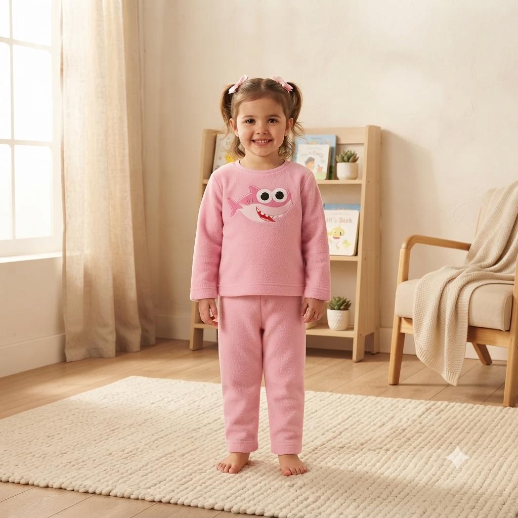 Shark Fleece Night Suit