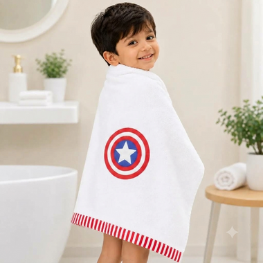 Captain America Bath Towel