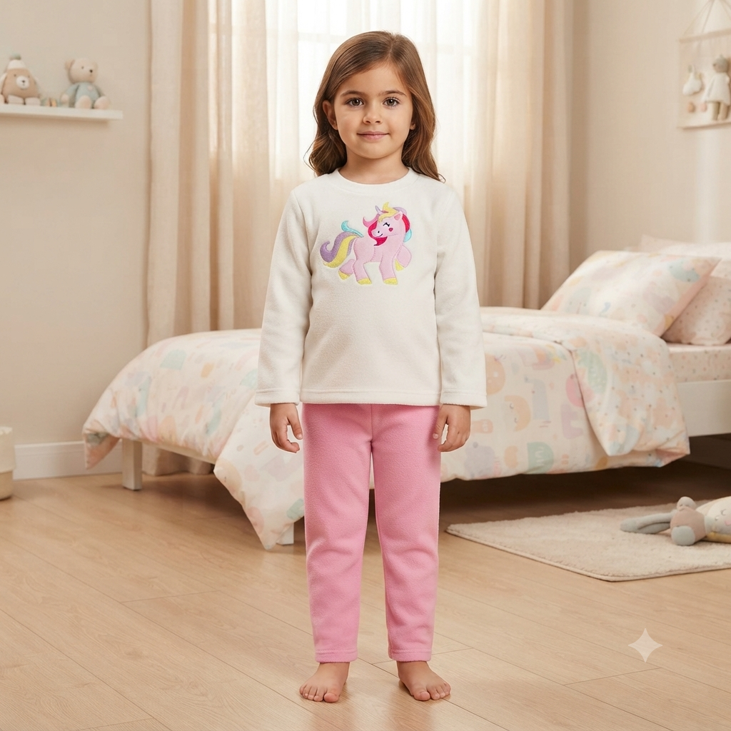 Unicorn Fleece Night Suit