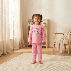Rainbow Unicorn Fleece Night Suit
