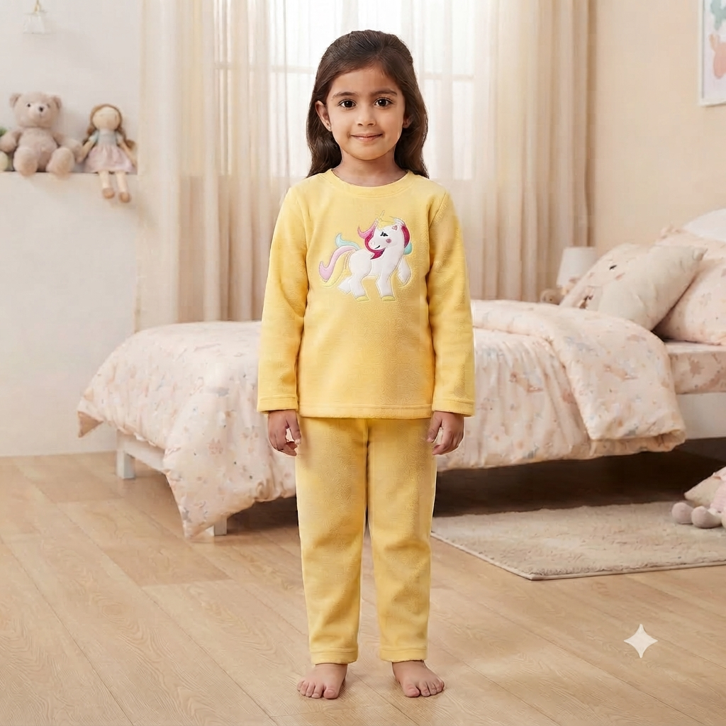 Unicorn Fleece Night Suit
