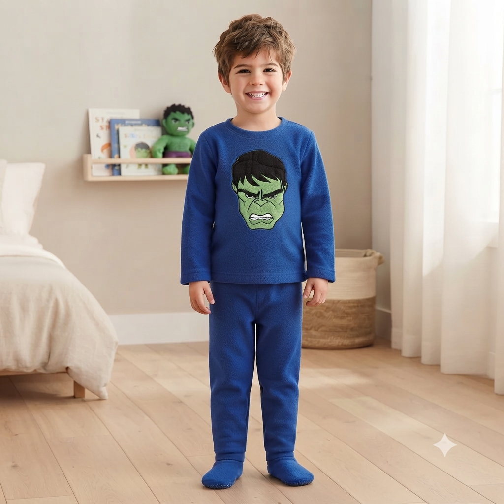 Hulk Fleece Night Suit