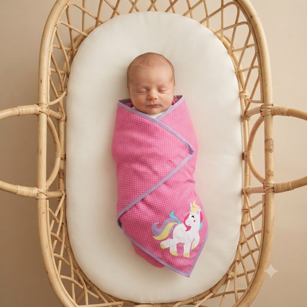 Unicorn Cotton Wrap Sheet