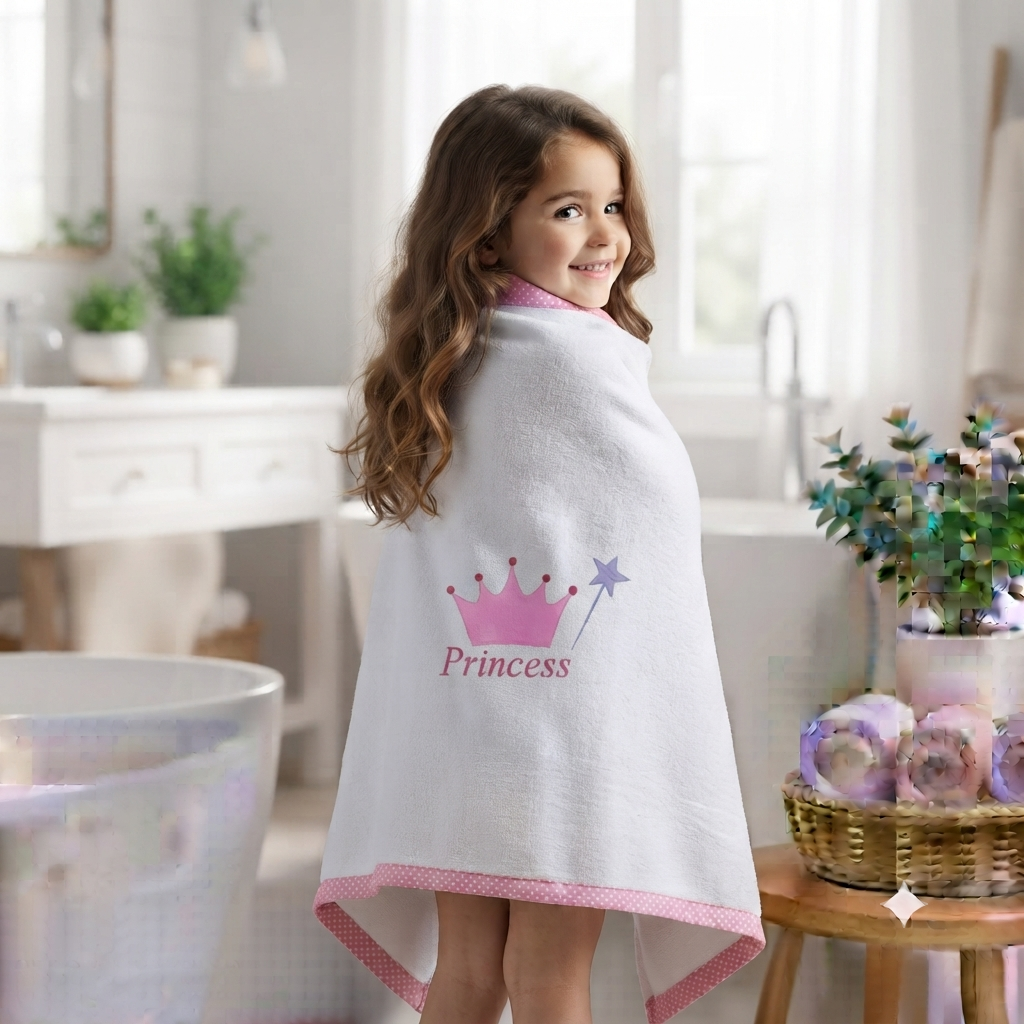 Princess Wand Bath Towel