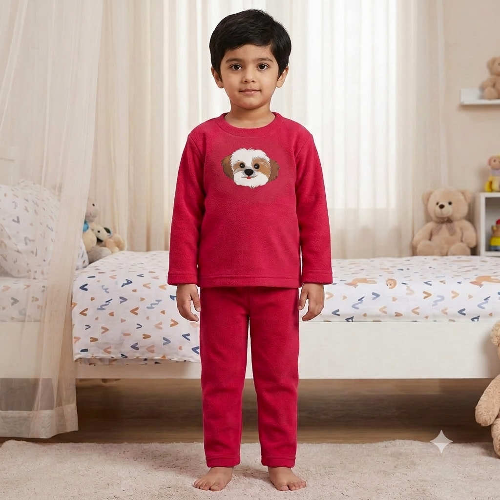Shih Tzu Fleece Night Suit