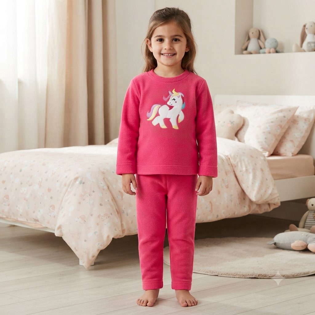 Unicorn Fleece Night Suit