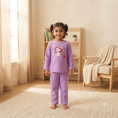 Rainbow Unicorn Fleece Night Suit