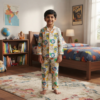 Pokemon Printed Night Suits
