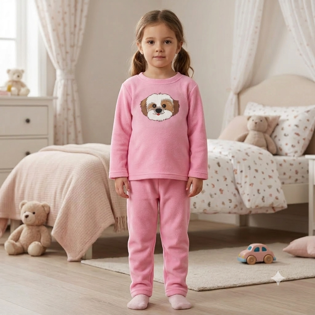 Shih Tzu Fleece Night Suit