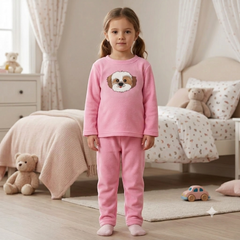 Shih Tzu Fleece Night Suit