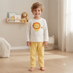 Lion Fleece Night Suit