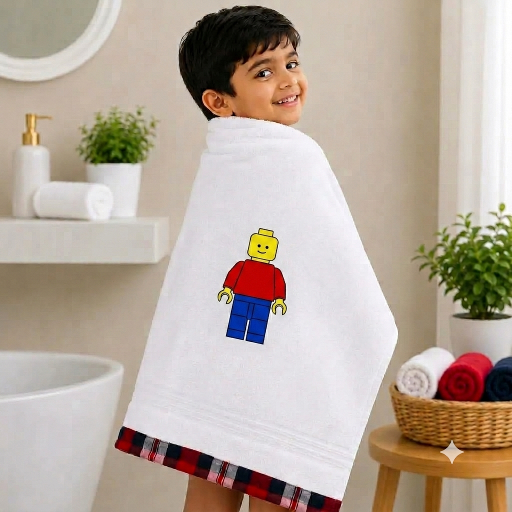 Lego Bath Towel