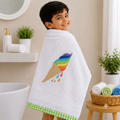 Ice Cream Bath Towel