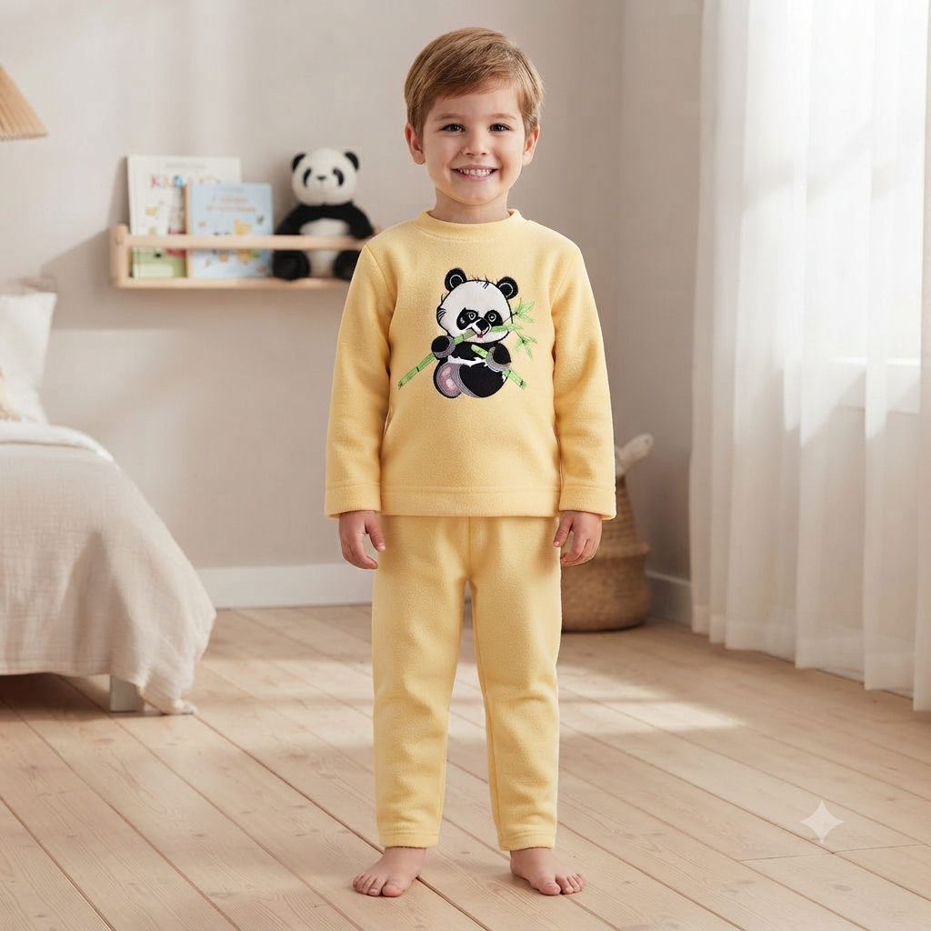 Panda Fleece Night Suit