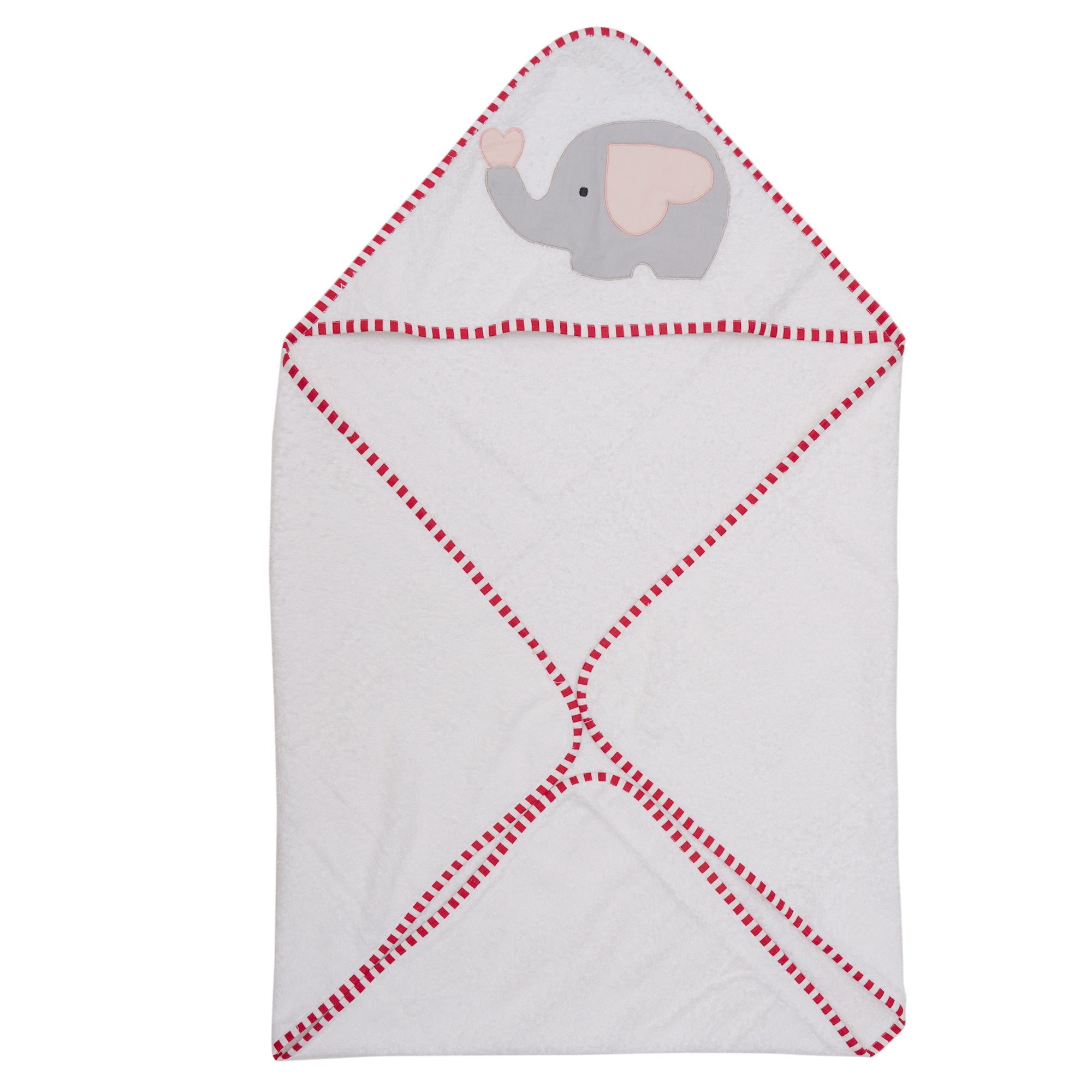 Grey Elephant Infant Hooded Towel