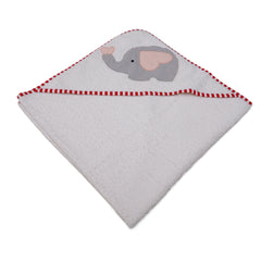 Grey Elephant Infant Hooded Towel