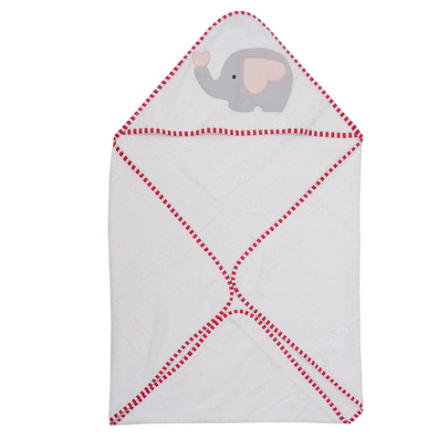 Grey Elephant Infant Hooded Towel