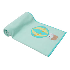 Hot Air Balloon Fleece Blanket