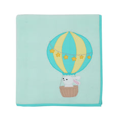 Hot Air Balloon Fleece Blanket