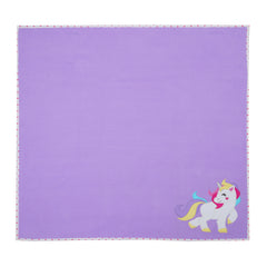 Lilac Unicorn Fleece Blanket