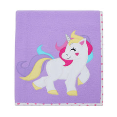 Lilac Unicorn Fleece Blanket