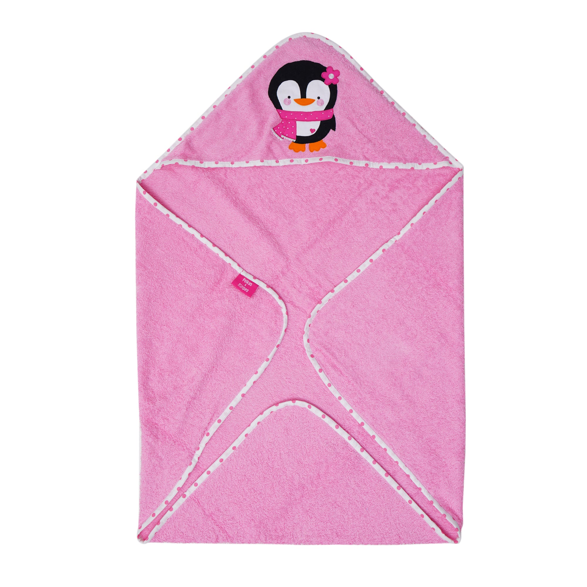 Penguin Infant Hooded Towel