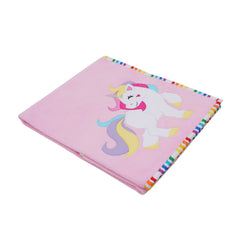 Pink Unicorn Fleece Blanket