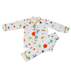 Planets Printed Night Suits