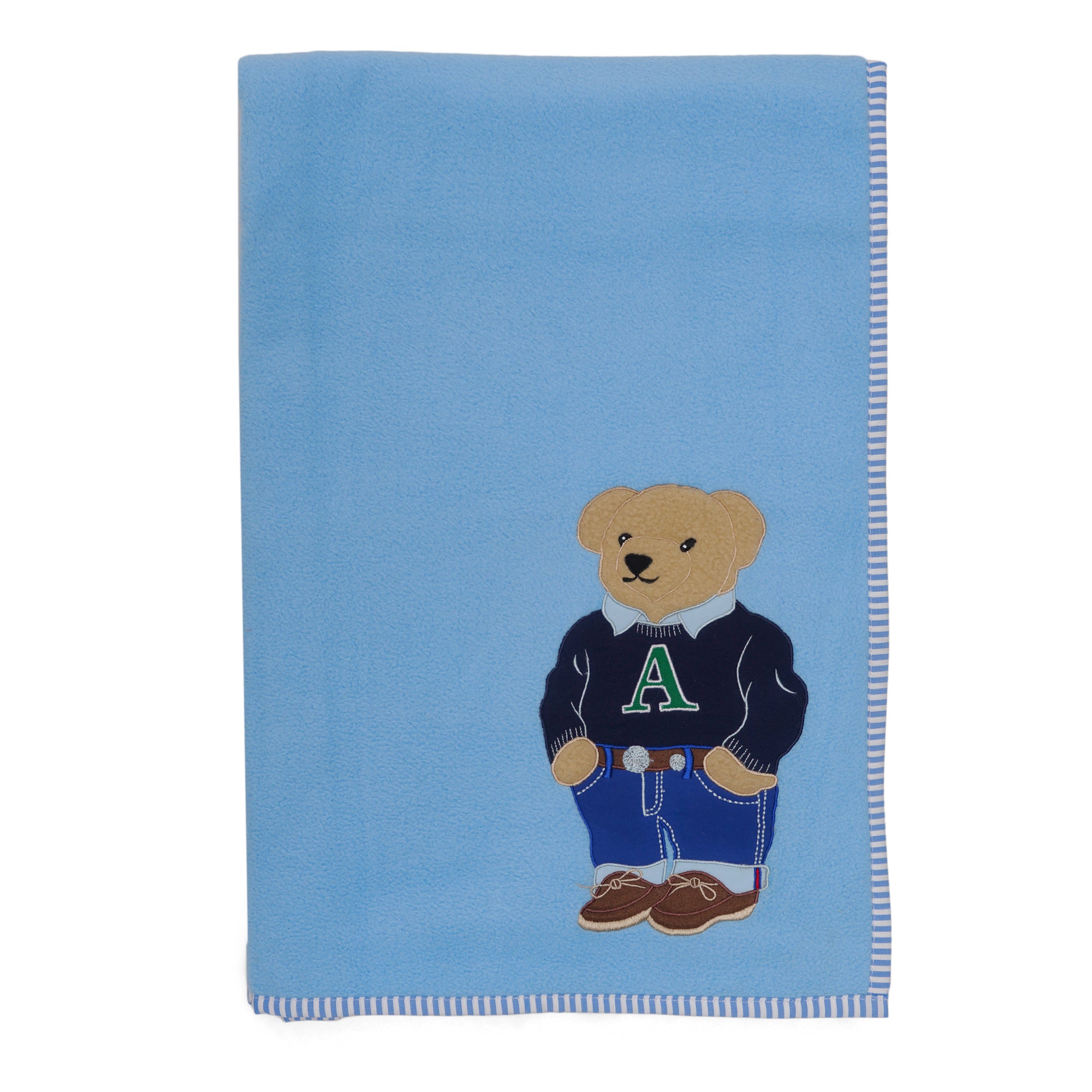 RL Bear Boy Fleece Blanket