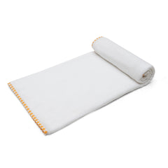 RL Bear Orange Fleece Blanket