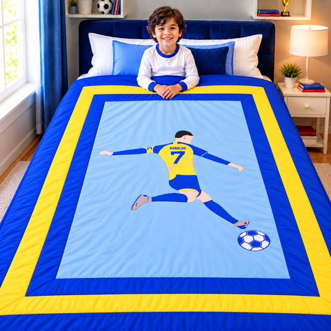 Ronaldo Blue Quilt