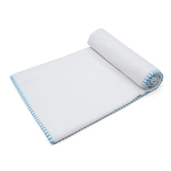 Teddy on Moon Fleece Blanket