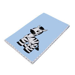 Zebra Blue Cotton Wrap Sheet