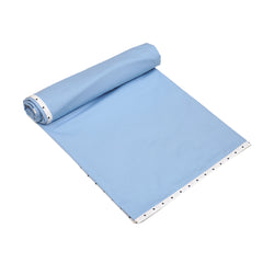 Zebra Blue Cotton Wrap Sheet