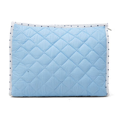 Zebra Blue Travel Pouch