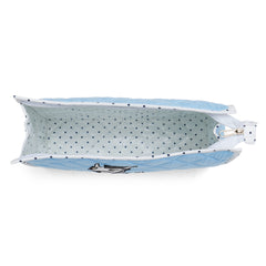 Zebra Blue Travel Pouch