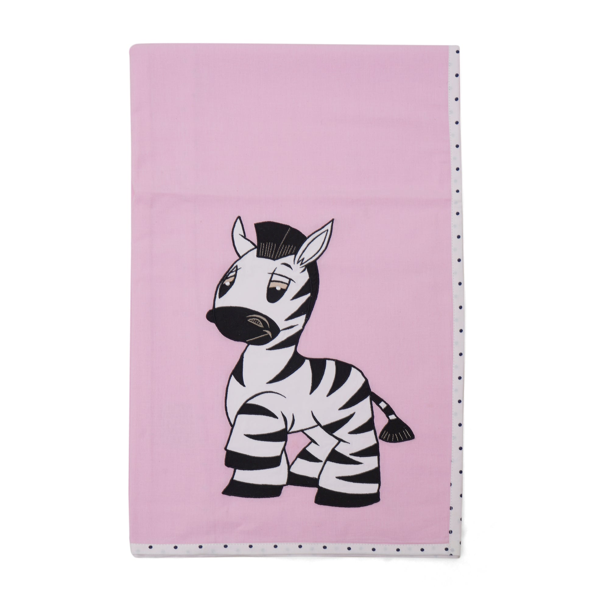Zebra Pink Cotton Wrap Sheet