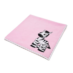 Zebra Pink Fleece Blanket
