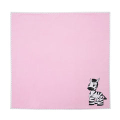 Zebra Pink Fleece Blanket