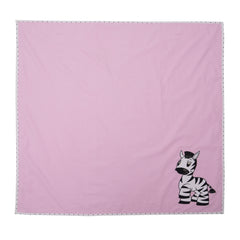 Zebra Pink Cotton Wrap Sheet