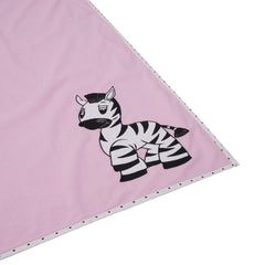 Zebra Pink Cotton Wrap Sheet