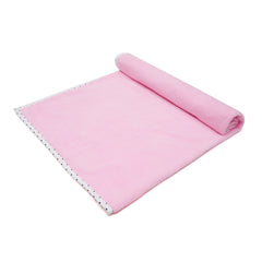 Zebra Pink Fleece Blanket