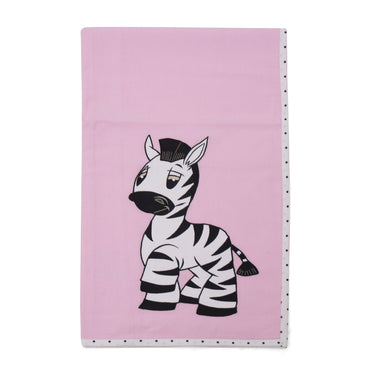 Zebra Pink Cotton Wrap Sheet