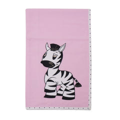 Zebra Pink Cotton Wrap Sheet