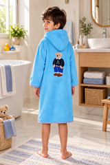RL Bear Blue Bath Robe